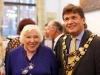 Fay Weldon and the Mayor of Marlborough