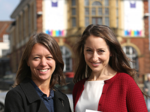 Jemma Wayne and Alex Hourston